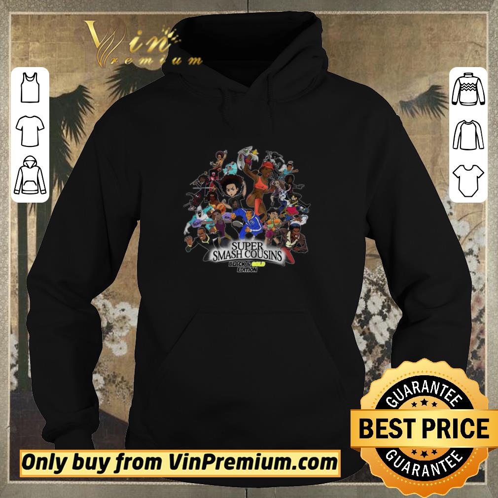 f52a8e6e official super smash cousins black and gold edition shirt sweater 4 - Official Super Smash Cousins Black And Gold Edition shirt sweater