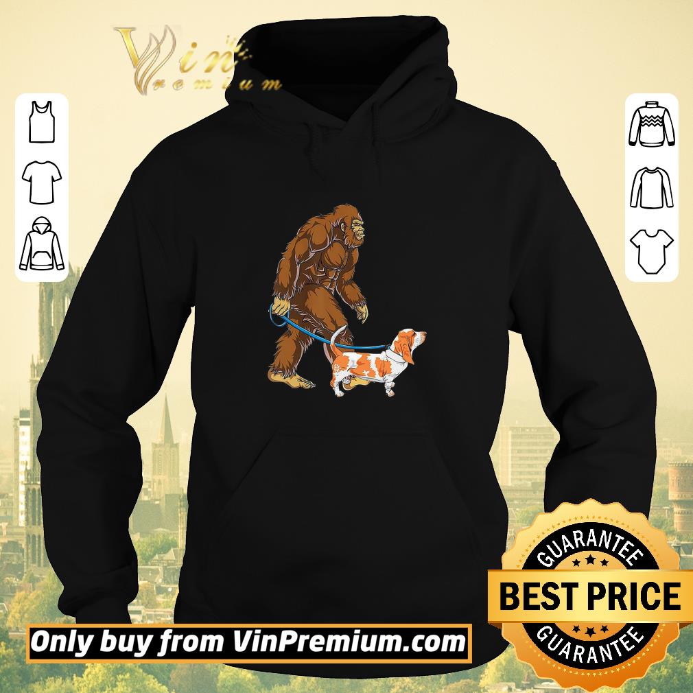 f57c9131 funny bigfoot sasquatch walking basset shirt sweater 4 - Funny Bigfoot Sasquatch Walking Basset shirt sweater
