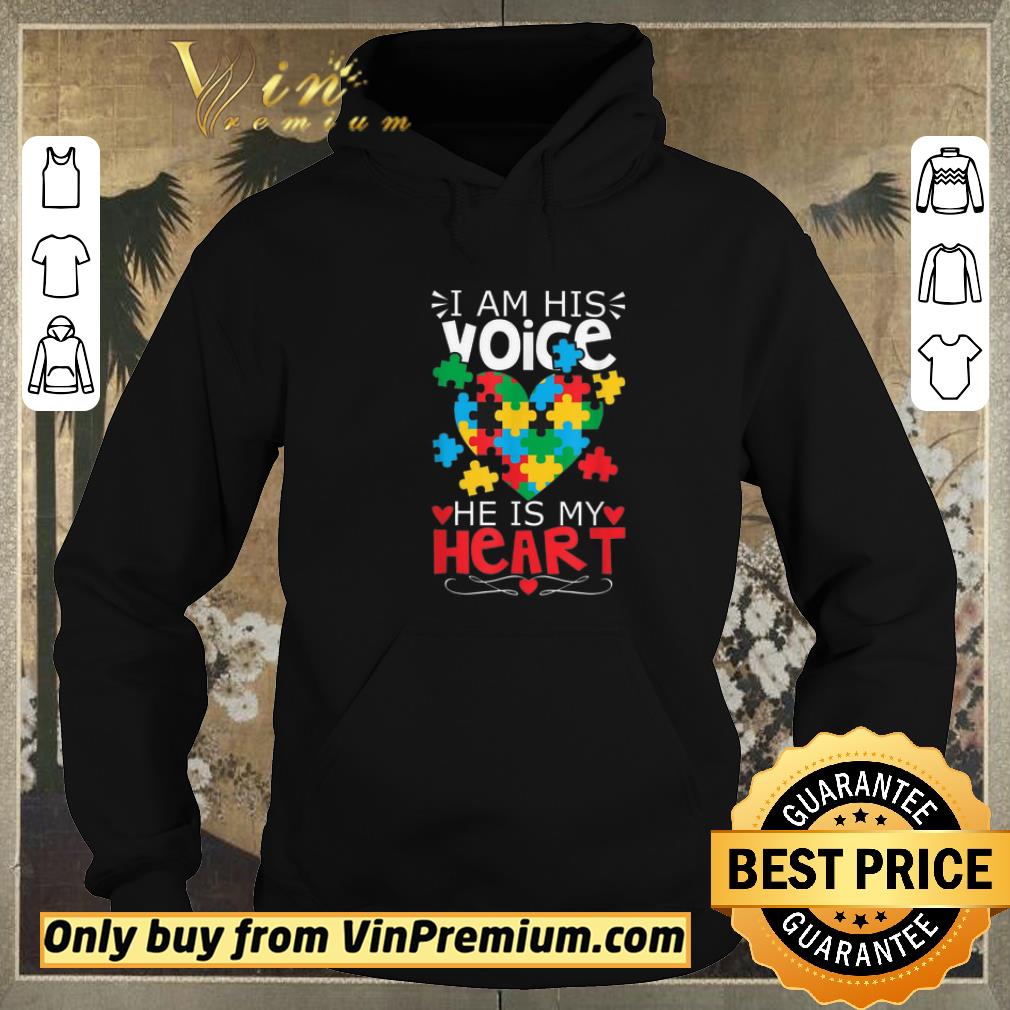 f6877f47 funny i am his voice he is my heart autism awareness shirt sweater 4 - Funny I Am His Voice He Is My Heart Autism Awareness shirt sweater