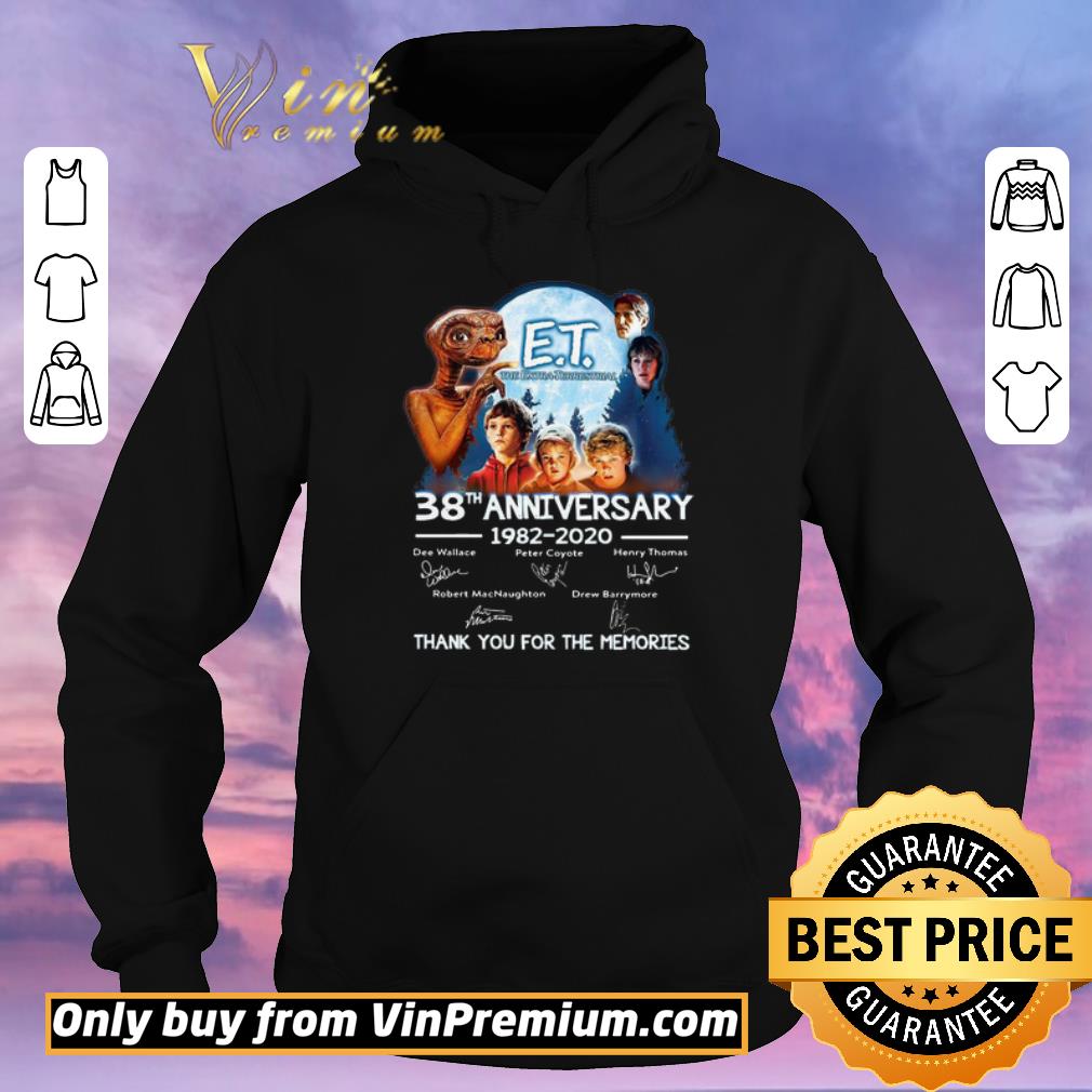 f80a3a69 original e t the extra terrestrial 38th anniversary 1982 2020 thank you for the memories shirt sweater 4 - Original E T the extra terrestrial 38th anniversary 1982 2020 thank you for the memories shirt sweater