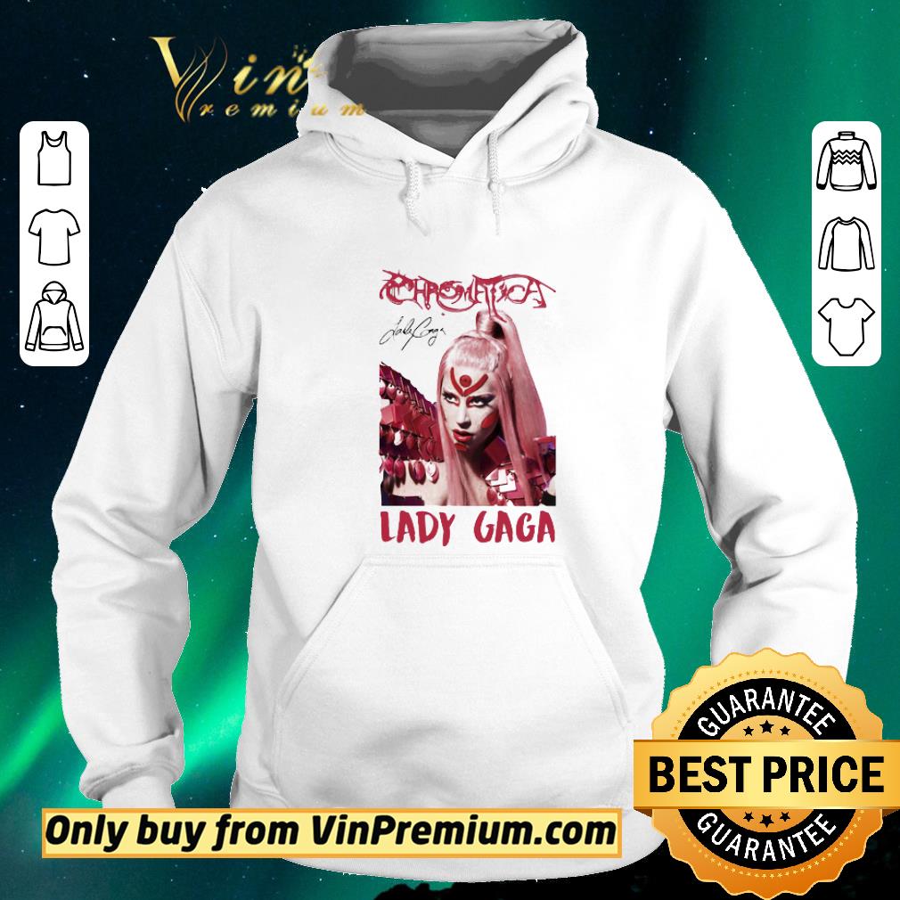 fefbe027 official lady gaga chromatica album signature shirt sweater 4 - Official Lady Gaga Chromatica Album Signature shirt sweater