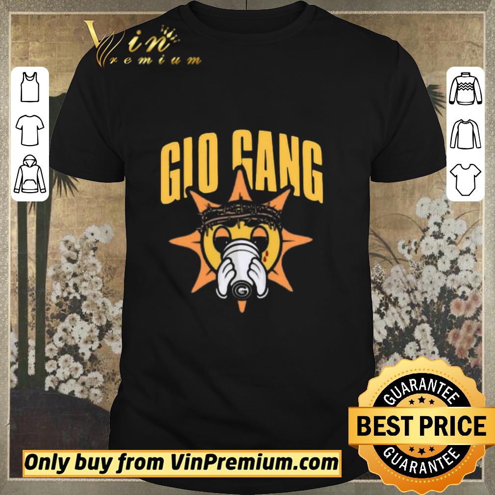 Official New Popular Chief Keef Rapper Glo Gang Men Black shirt sweater