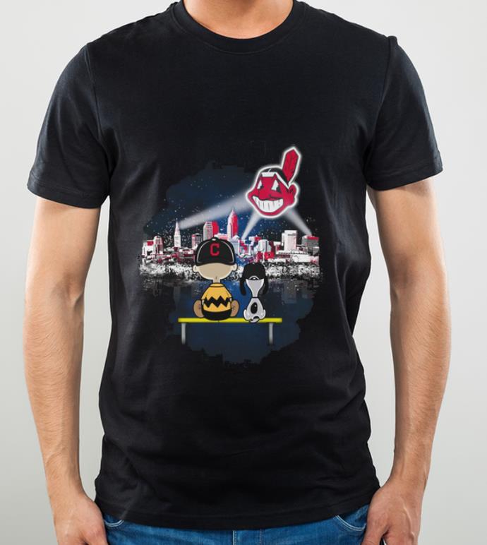 0519b6a5 nice snoopy and charlie brown cleveland indians shirt 4 - Nice Snoopy And Charlie Brown Cleveland Indians shirt