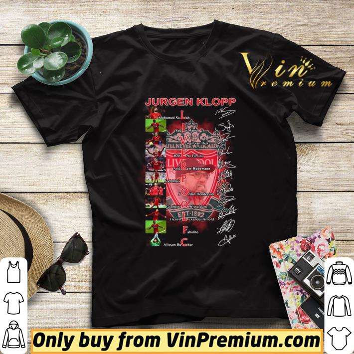 Jurgen klopp liverpool fc players signatures shirt sweater 0b37f2a5 jurgen klopp liverpool fc players signatures shirt sweater 4 - Jurgen klopp liverpool fc players signatures shirt sweater