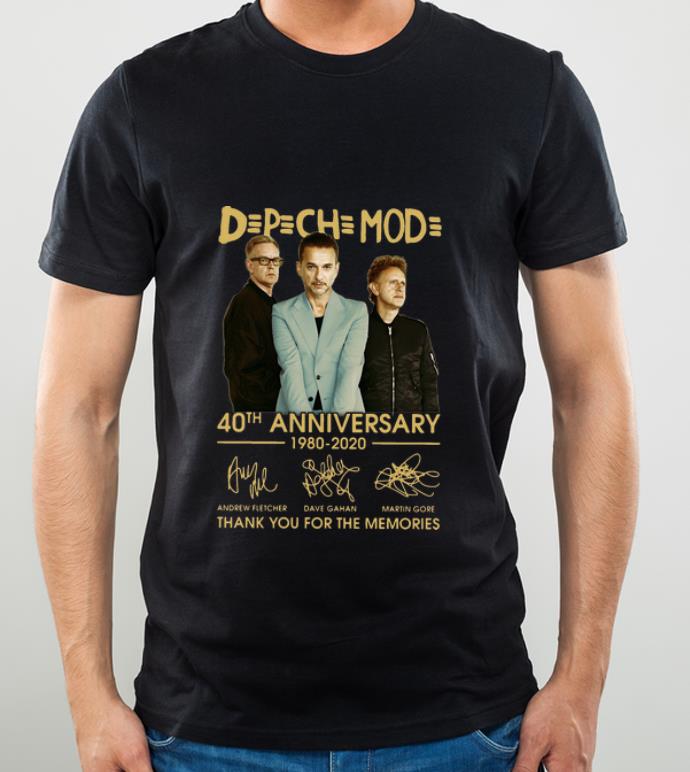 14aedd3d great depeche mode 40th anniversary thank you for the memories signatures shirt 4 - Great Depeche Mode 40th Anniversary Thank You For The Memories Signatures shirt