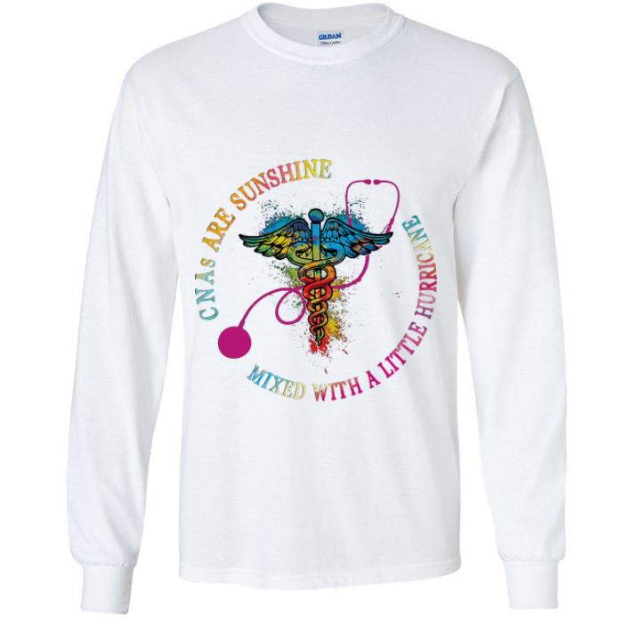 1d490d31 hot cnas are sunshine mixed with a little hurricane shirt 4 - Hot CNAs Are Sunshine Mixed With A Little Hurricane shirt