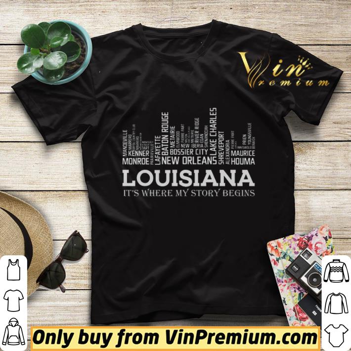 1dcc9bf7 louisian it s where my story begins new orleans monroe shirt sweater 4 - Louisian It's Where My Story Begins New Orleans Monroe shirt sweater