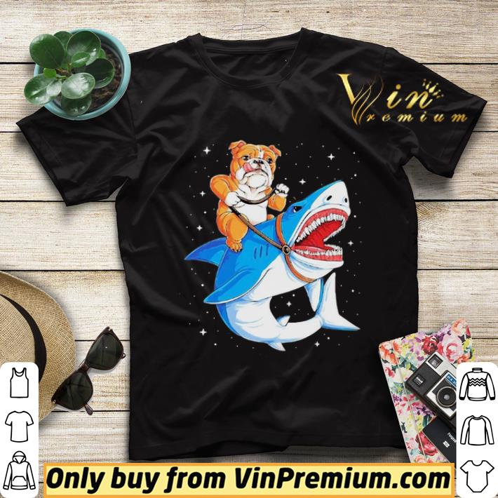 2518d689 pug dog riding a shark shirt sweater 4 - Pug dog riding a shark shirt sweater