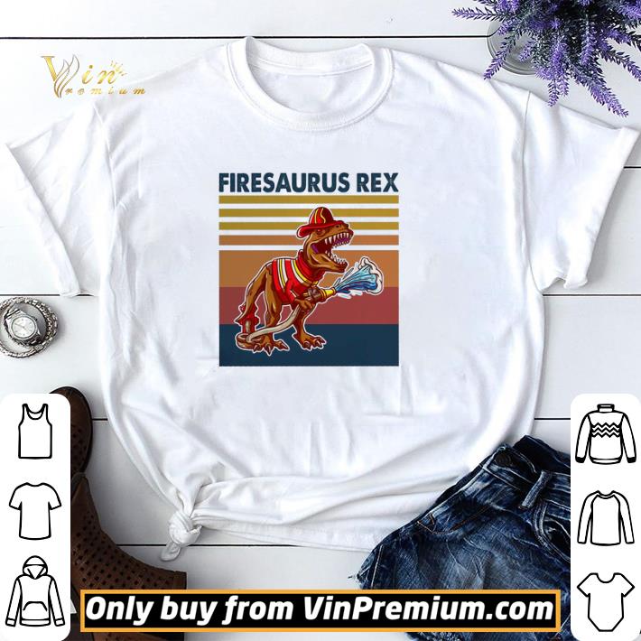 Firefighter Firesaurus Rex Vintage shirt sweater