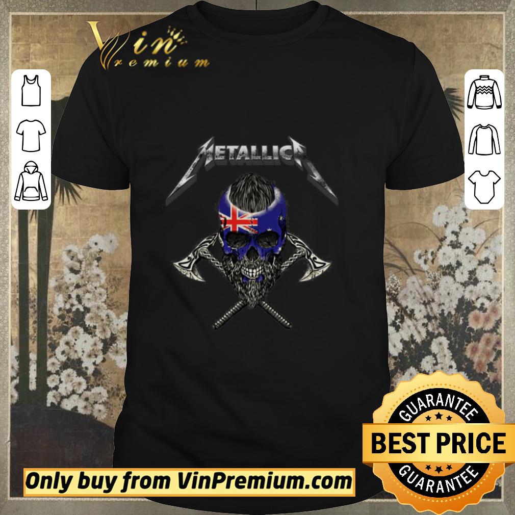 Pretty Metallica Viking Skull Australia Flag shirt sweater Pretty Metallica Viking Skull Australia Flag shirt sweater