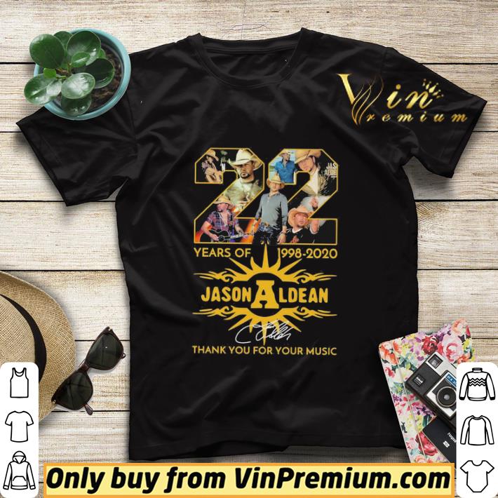 321a49fb jason aldean 22 years of 1998 2020 thank you for your music signature shirt sweater 4 - Jason Aldean 22 years of 1998 2020 thank you for your music signature shirt sweater