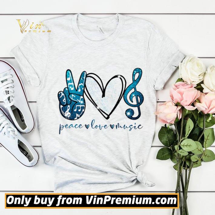 36acb5cd premium peace love music hand love key sol blue shirt sweater 4 - Premium Peace love music hand love key sol blue shirt sweater