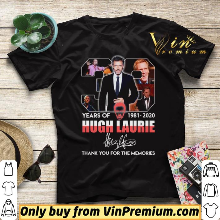 376ecf2f premium 39 years of 1982 2020 hugh laurie thank you for the memories shirt sweater 4 - Premium 39 years of 1982 2020 Hugh Laurie thank you for the memories shirt sweater