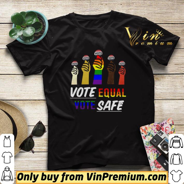 46a9e920 official vote equal vote safe black live matter lgbt shirt sweater 4 - Official Vote equal vote safe black live matter LGBT shirt sweater