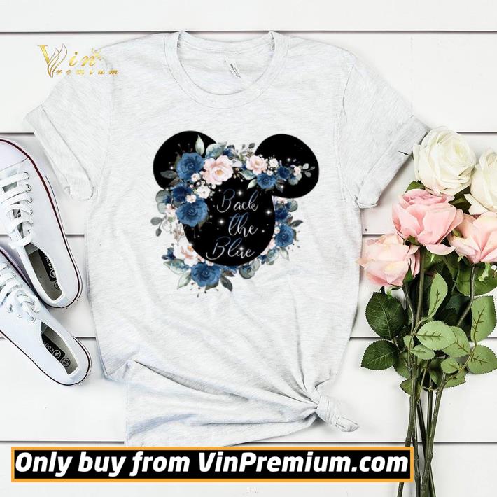 4b64fa00 micky mouse flowers back the blue shirt sweater 4 - Micky Mouse Flowers Back The Blue shirt sweater