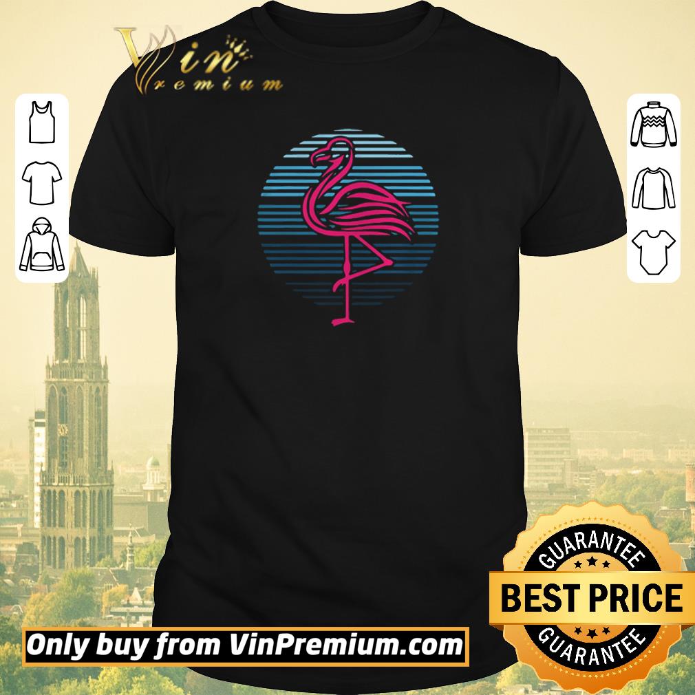 Flamingo Bird 80s Party Theme shirt sweater