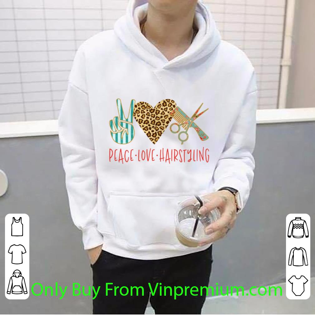 53772d82 original sign language peace love hairstyling shirt 4 - Original Sign Language Peace Love Hairstyling shirt