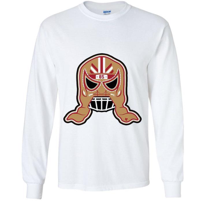 5673a09a original george kittle lucha mask shirt 4 - Original George Kittle Lucha Mask shirt