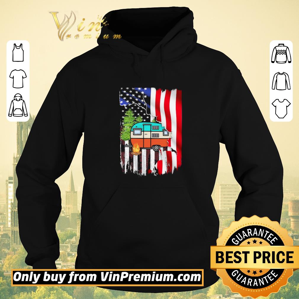 58a2b688 funny camping american flag happy independence day shirt sweater 4 - Funny Camping american flag happy independence day shirt sweater