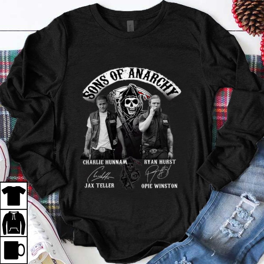 Top Sons Of Anarchy Charlie Hunnam And Ryan Hurst Signatures shirt