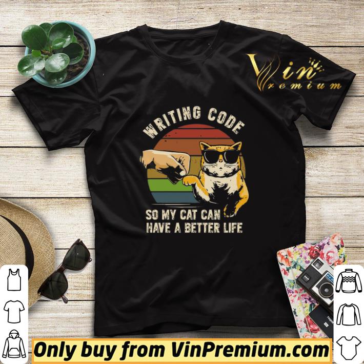 Writing Code So My Cat Can Have A Better Life Vintage shirt sweater 6180a0fb writing code so my cat can have a better life vintage shirt sweater 4 - Writing Code So My Cat Can Have A Better Life Vintage shirt sweater