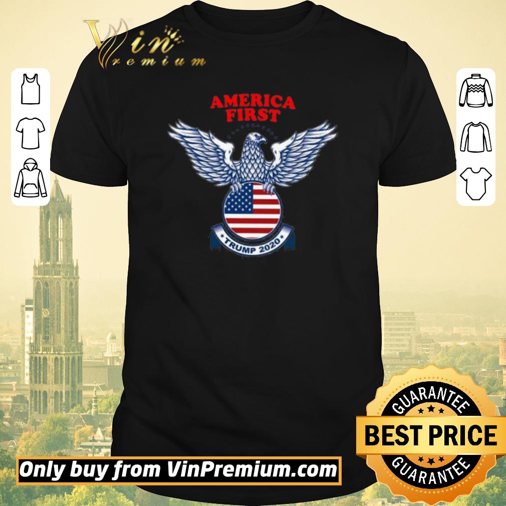 Eagle America First Trump 2020 American Flag shirt sweater