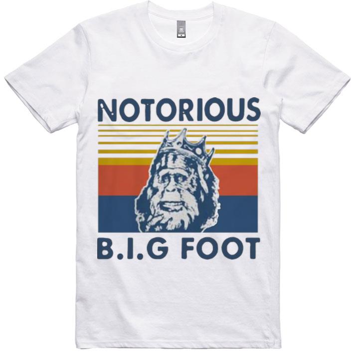 Hot Vintage Notorious B.I.G Foot shirt
