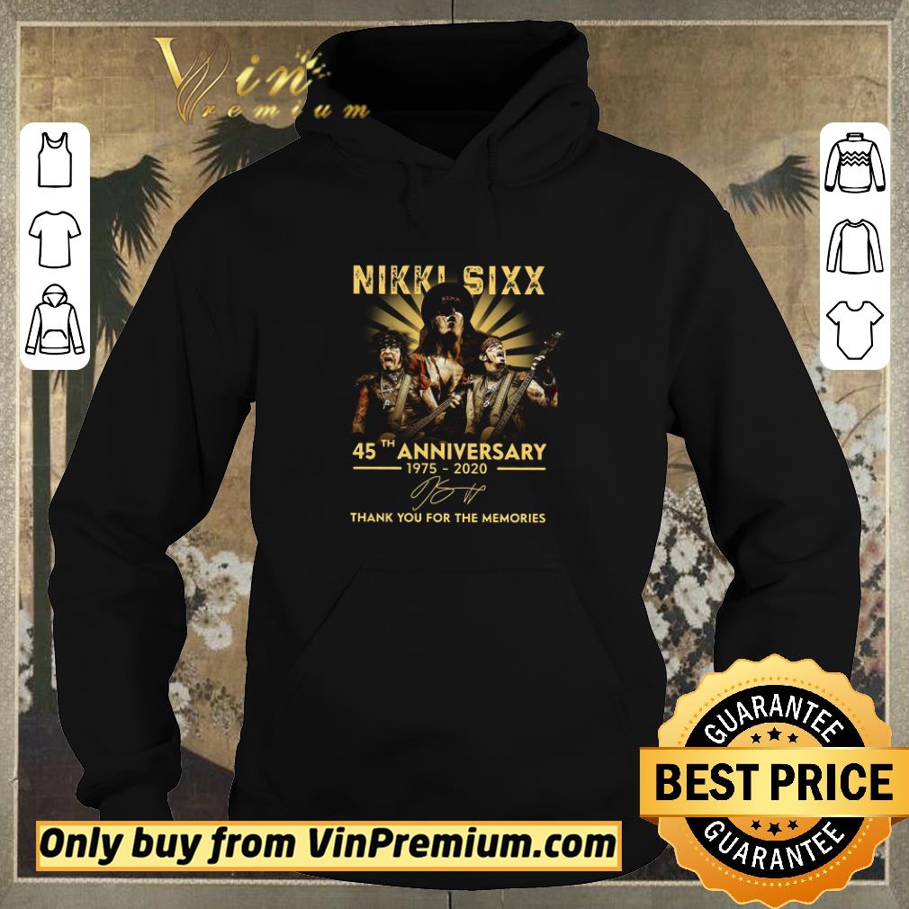 Premium Nikki Sixx 45th Anniversary 1975 2020 Signature Thank You For The Memories shirt sweater 6d5c6b36 premium nikki sixx 45th anniversary 1975 2020 signature thank you for the memories shirt sweater 4 - Premium Nikki Sixx 45th Anniversary 1975 2020 Signature Thank You For The Memories shirt sweater