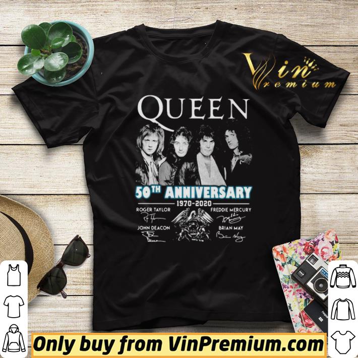 705c9c5d funny queen 50th anniversary 1970 2020 members signatures shirt sweater 4 - Funny Queen 50th Anniversary 1970 2020 Members Signatures shirt sweater