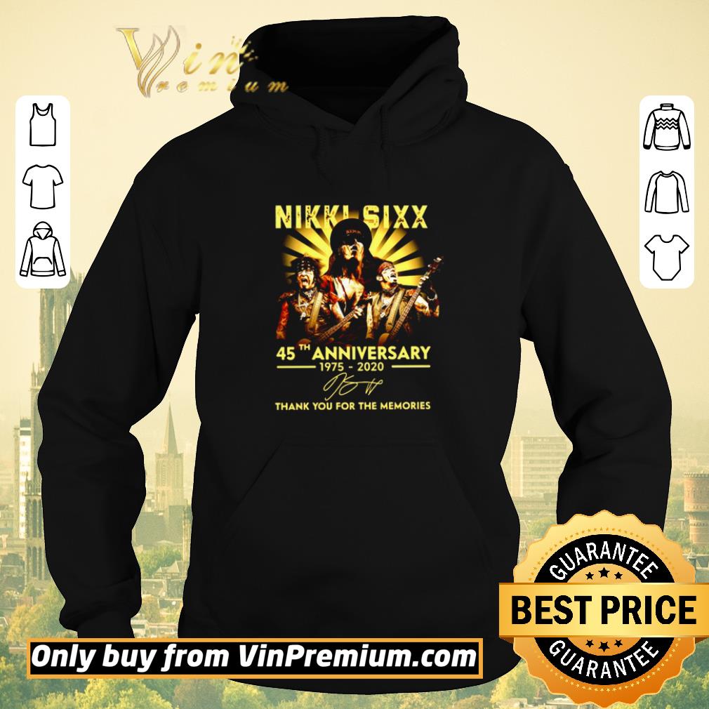 Nice Nikki Sixx 45th Anniversary 1975 2020 Thank You For The Memories shirt sweater 71aaf0d6 nice nikki sixx 45th anniversary 1975 2020 thank you for the memories shirt sweater 4 - Nice Nikki Sixx 45th Anniversary 1975 2020 Thank You For The Memories shirt sweater