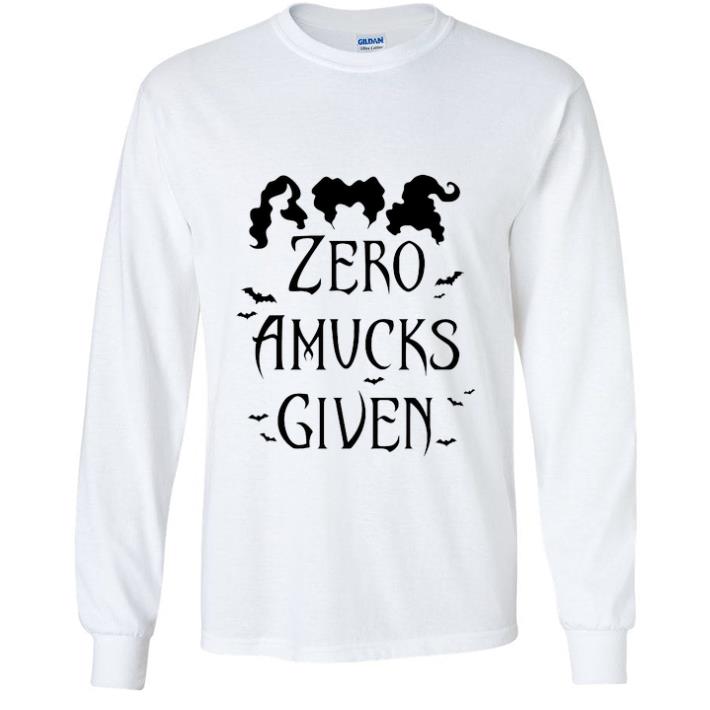 72e42bcb premium hocus pocus zero amucks given shirt 4 - Premium Hocus Pocus Zero Amucks Given shirt