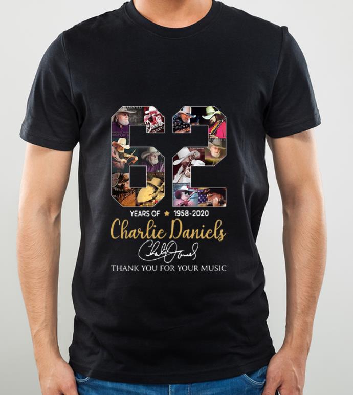 77155c4b official 62 years of charlie daniels thank you for the memories signature shirt 4 - Official 62 Years Of Charlie Daniels Thank You For The Memories Signature shirt