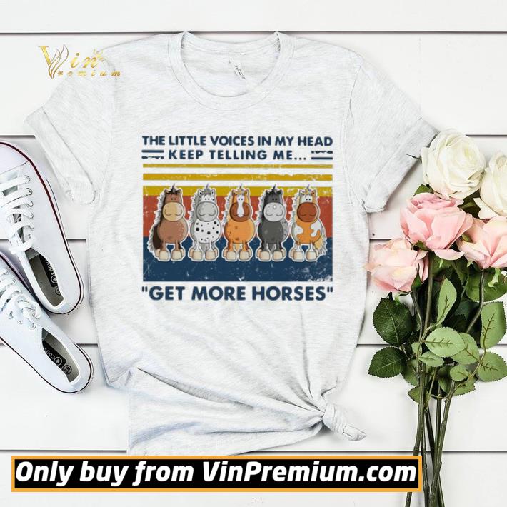 7e527f85 the little voice in my head keep telling me get more horses vintage shirt sweater 4 - The Little Voice In My Head Keep Telling Me Get More Horses Vintage shirt sweater