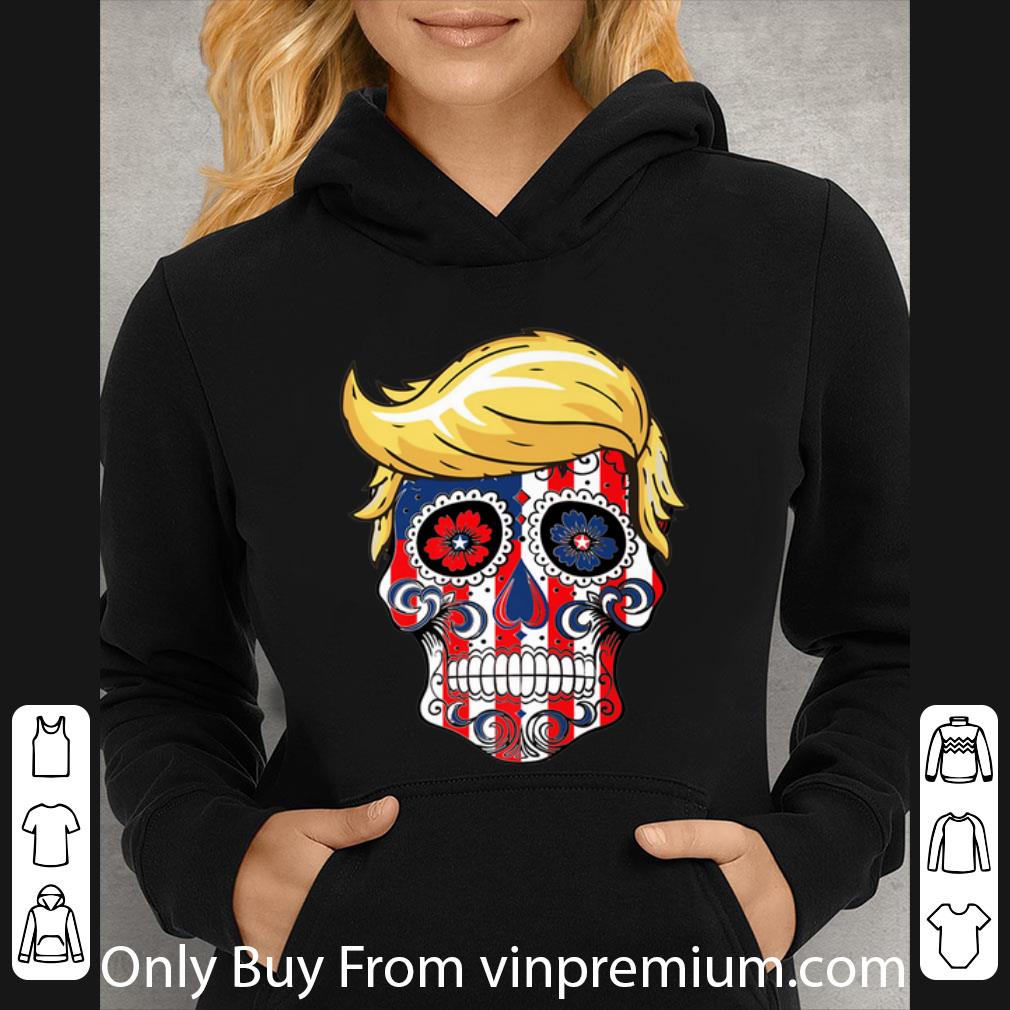 82c82dc3 official donald trump president sugar skull shirt 4 - Official Donald Trump President Sugar Skull shirt