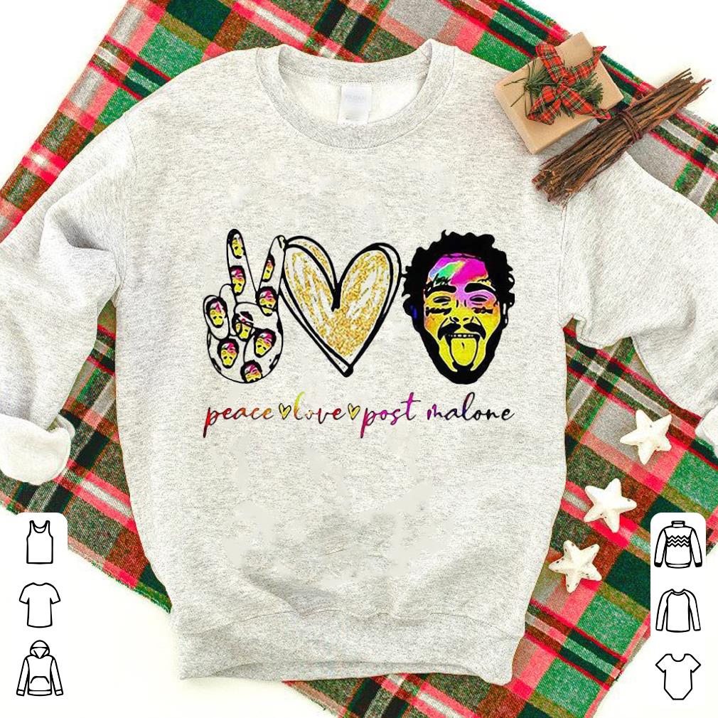Awesome Peace Love Post Malone Shirt