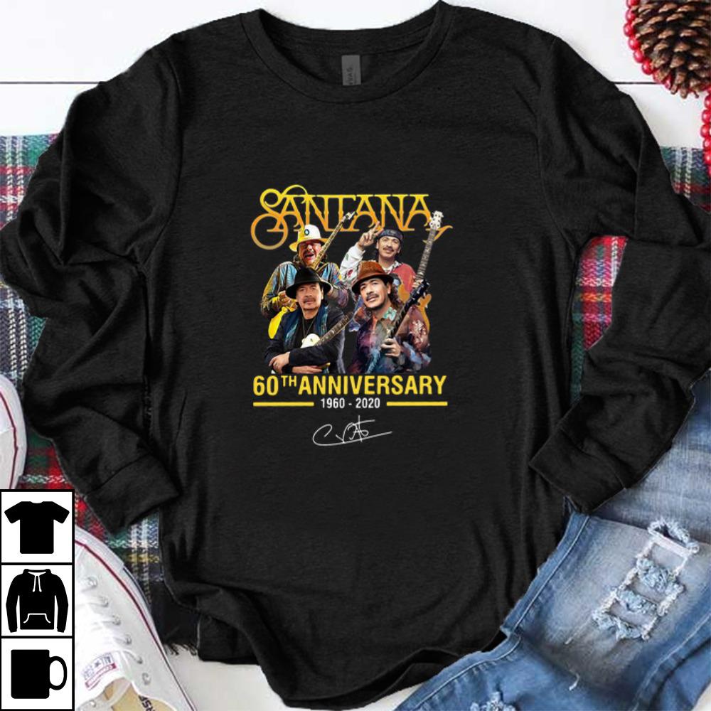 Original Santana 60th Anniversary 1960-2020 Signature shirt