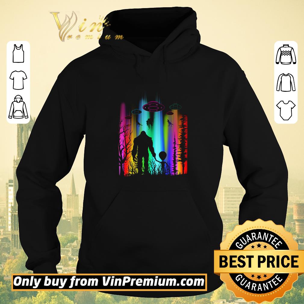 8d61ad7c original bigfoot and alien under aurona shirt sweater 4 - Original Bigfoot And Alien Under Aurona shirt sweater