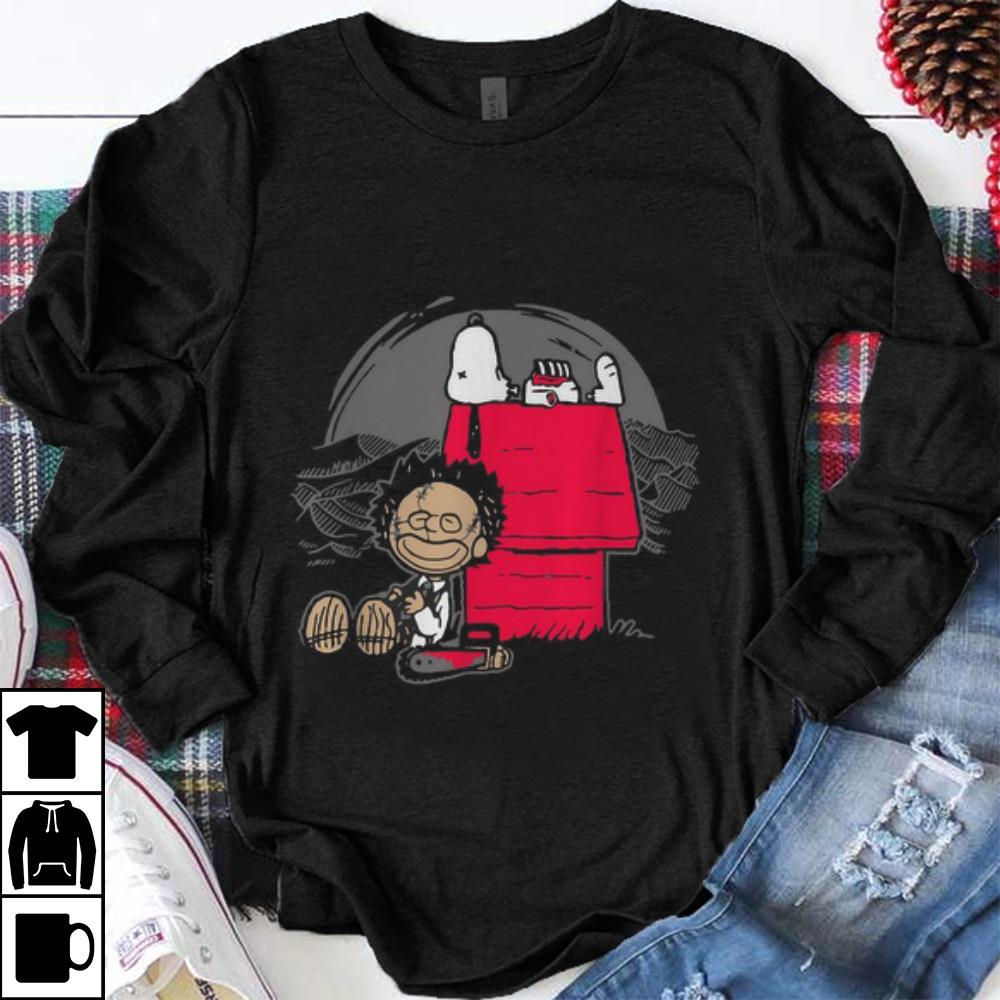 Original Leatherface And Snoopy's House shirt