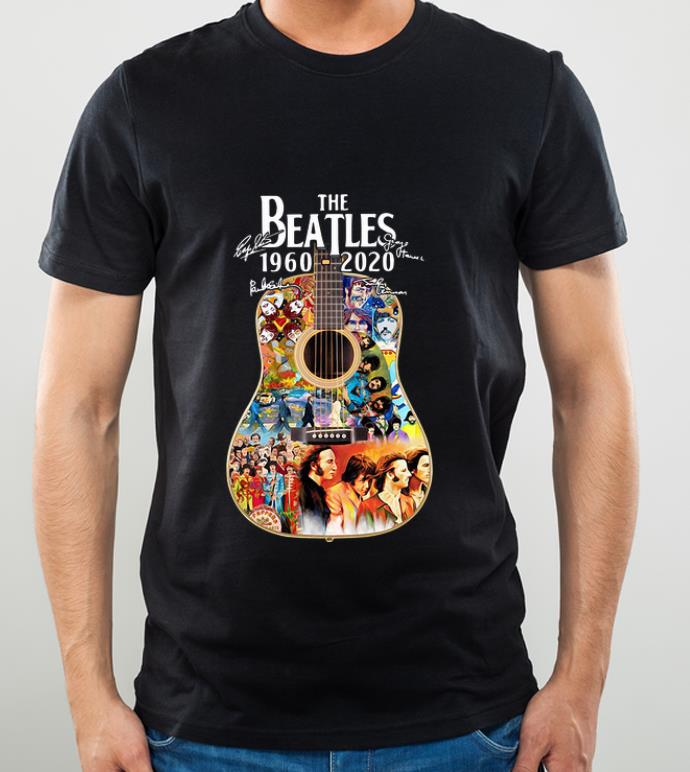972f27e8 premium the beatles guitar 1960 2020 signatures shirt 4 - Premium The Beatles Guitar 1960 2020 Signatures shirt