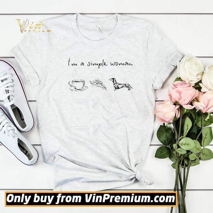 98036212 i m a simple woman i like coffee pizza and dachshund shirt sweater 4 - I’m a simple woman I like coffee pizza and Dachshund shirt sweater