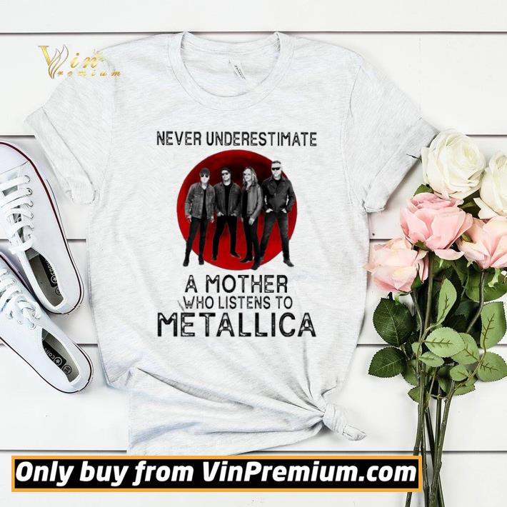 98365216 pretty never underestimate a mother who listens to metallica moon shirt 4 - Pretty Never underestimate a Mother who listens to Metallica Moon shirt