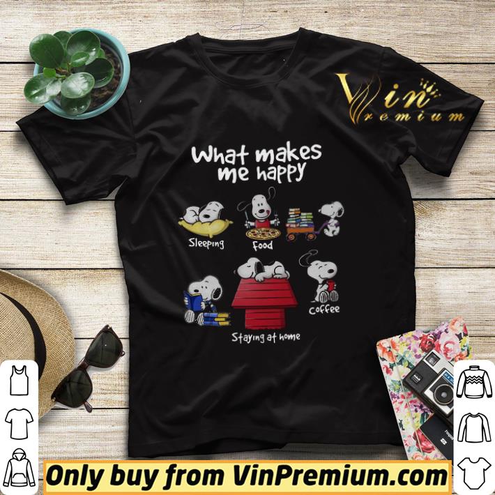 aa561f8a snoopy what makes me happy sleeping food read book coffee staying at home shirt sweater 4 - Snoopy What Makes Me Happy Sleeping Food Read Book Coffee Staying At Home shirt sweater