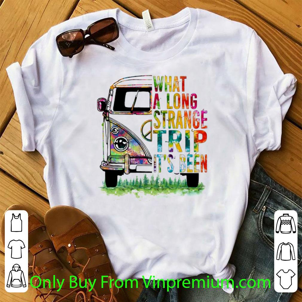 Awesome Hippie Bus What A Long Strange Trip It's Been shirt