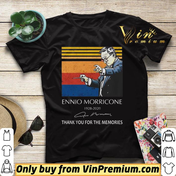 b4a3e409 ennio morricone 1928 2020 thank you for the memories vintage shirt sweater 4 - Ennio morricone 1928 2020 thank you for the memories vintage shirt sweater