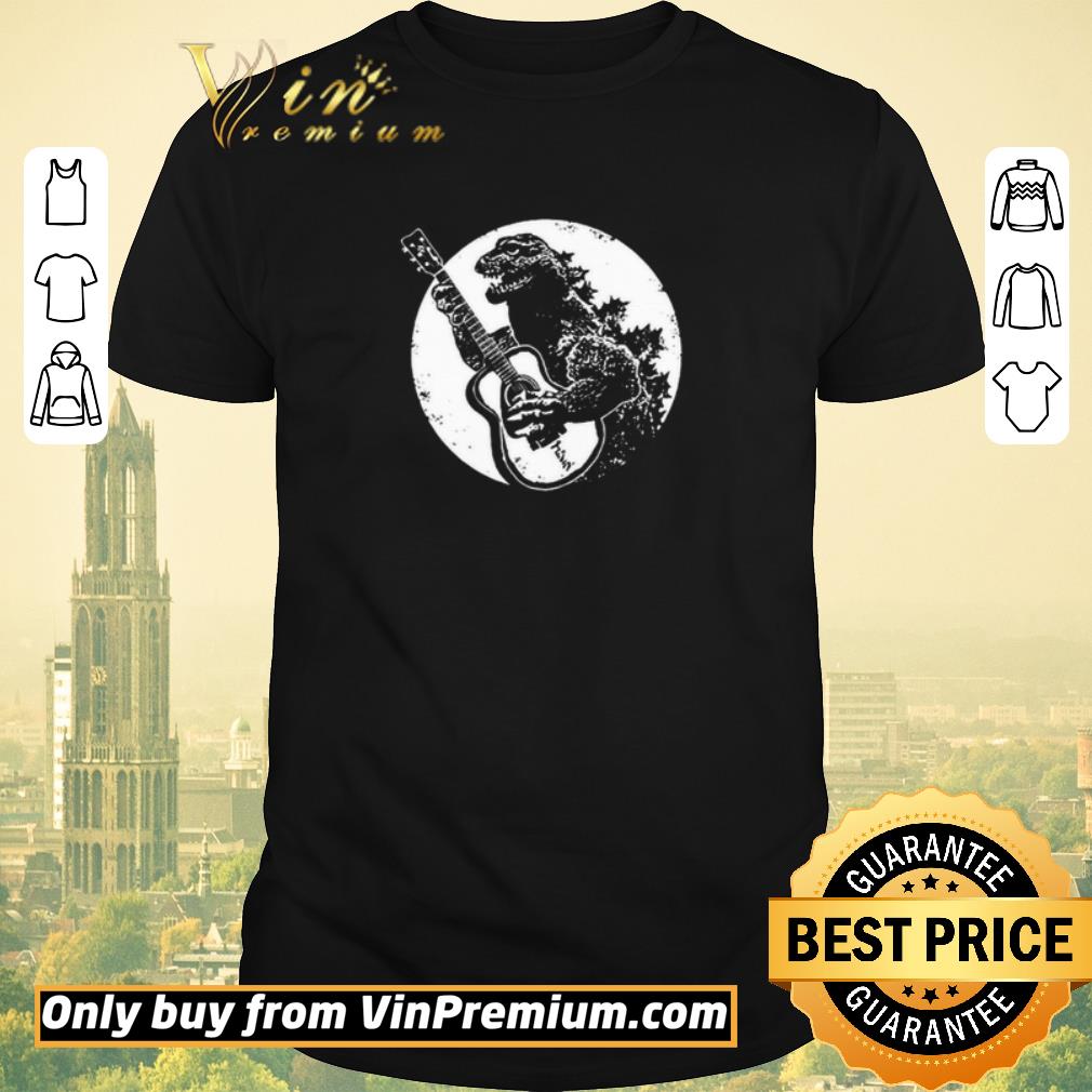 Godzilla playing guitarGuitarzilla shirt sweater