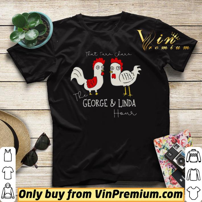 bbacf633 official chicken that ear char the george and linda hour shirt sweater 4 - Official Chicken That Ear Char The George And Linda Hour shirt sweater