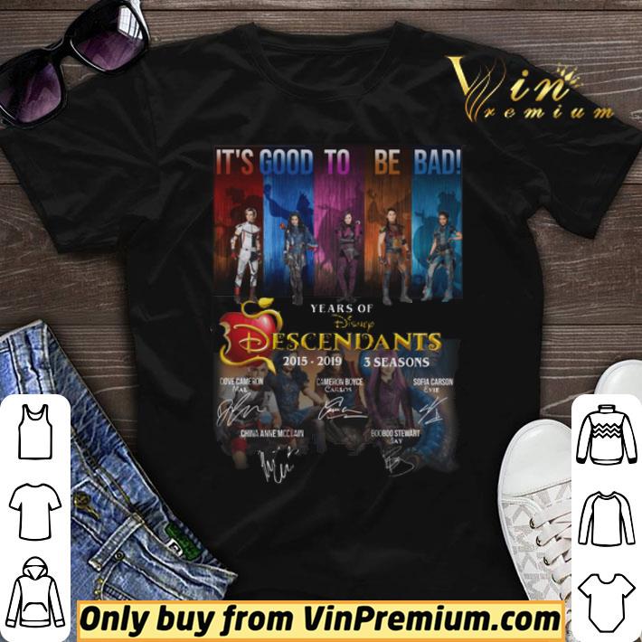It’s Good To Be Bad Years Of Disney Descendants Signatures-recovered shirt sweater