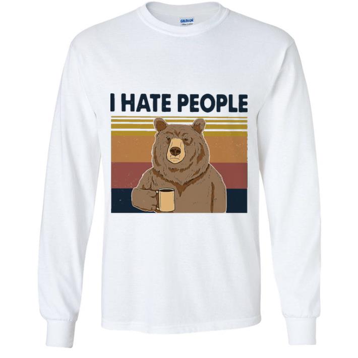 c72b7f73 hot vintage bear i hate people shirt 4 - Hot Vintage Bear I Hate People shirt