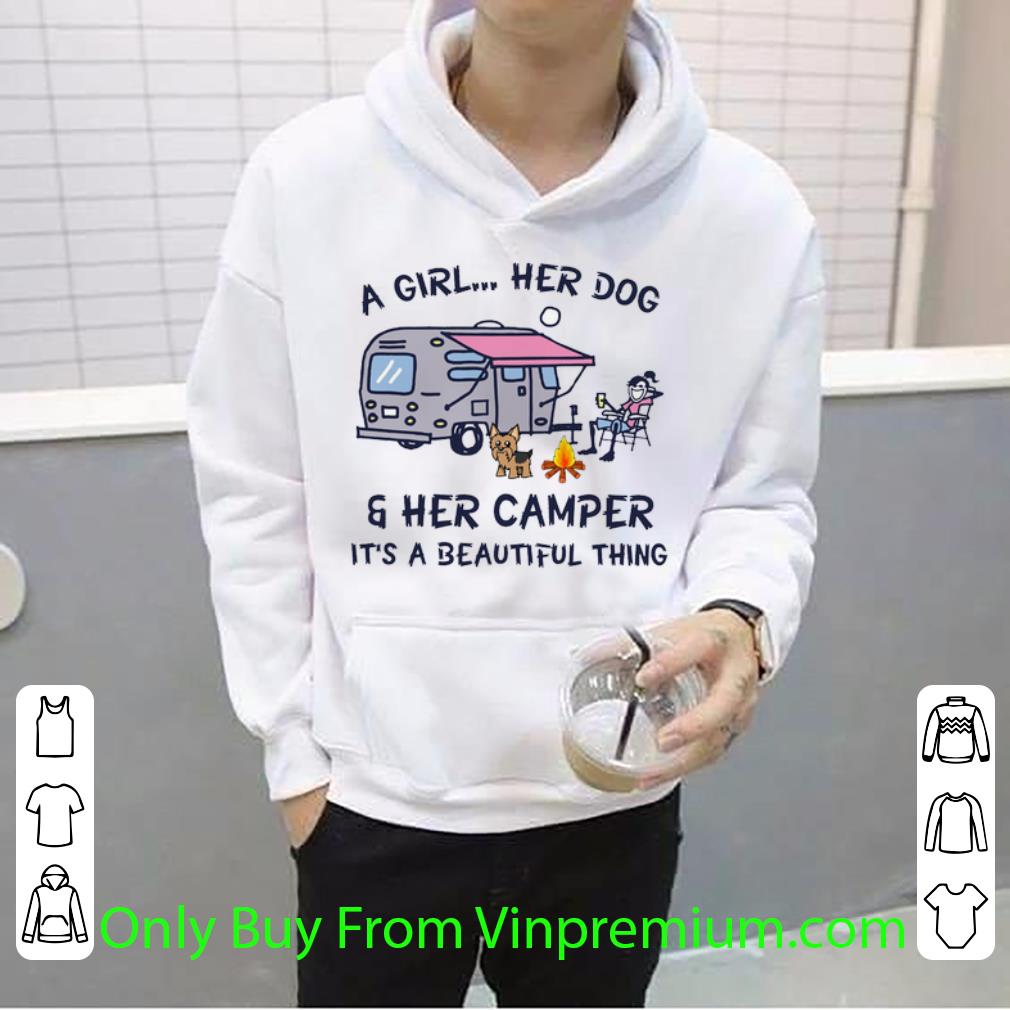 d070b1a4 premium a girl her dog her camper it s a beautiful thing shirt 4 - Premium A Girl Her Dog & Her Camper It's A Beautiful Thing shirt