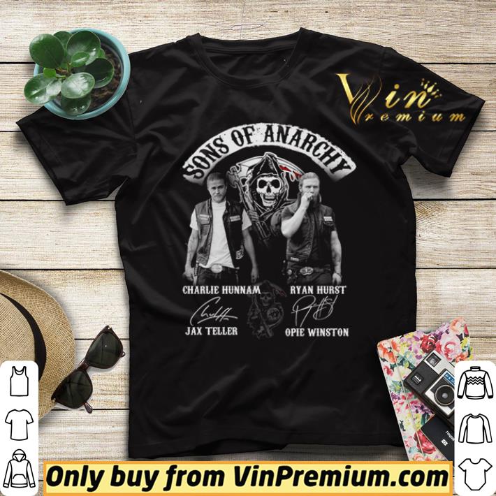 d7638bcf premium sons of anarchy characters signatures shirt sweater 4 - Premium Sons of anarchy characters signatures shirt sweater